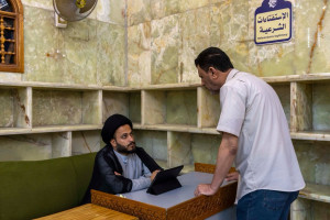 قسم الشؤون الدينية يقدّم خدماته التبليغية والإرشادية للزائرين.."